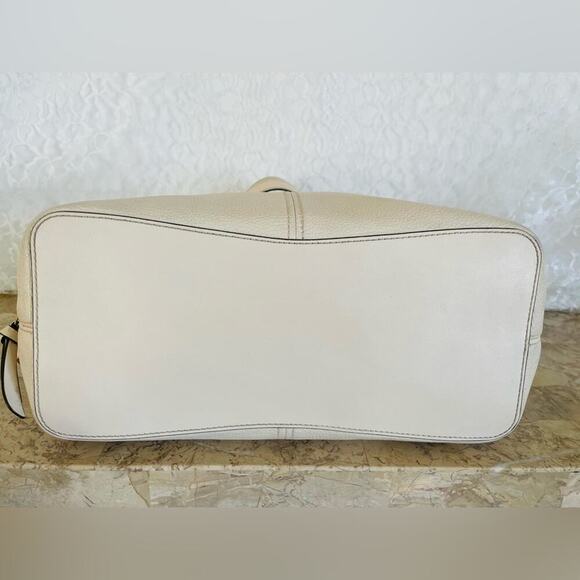 MICHAEL KORS White pebble leather ergo shoulder bag - Picture 5 of 7